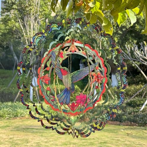 Wind Spinners Outdoor Hummingbird