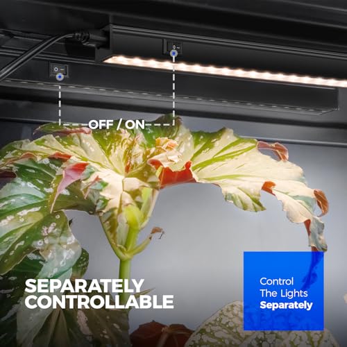 T5 LED Grow Lights (Yellow / 1FT-Black Cover)