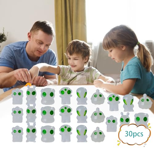 30 Pcs Glow in The Dark Alien Figurines (Alien-30p)