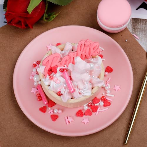 Pink and Red Sprinkles Edible (Pink White Red)
