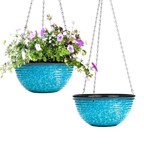 10Inch Hanging Planters Outdoor Indoor (2 Count)