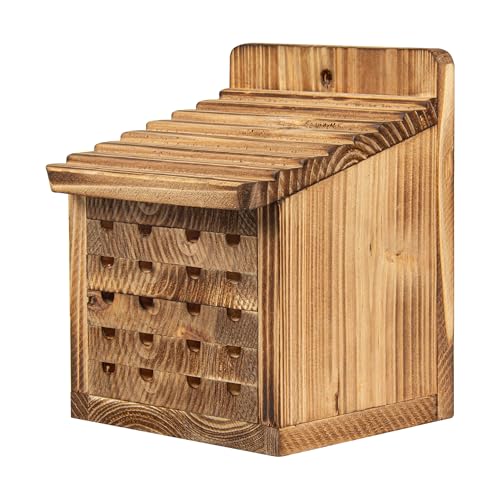 Bee Houses for The Garden Insect Bee Hotel Carpenter Wood Bee House of Outside Box
