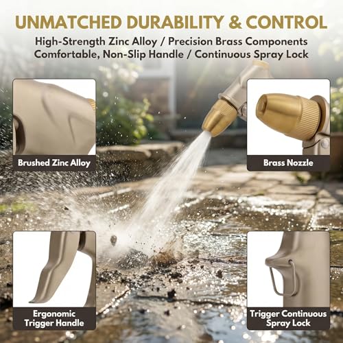 Garden hose nozzle spray (Short nozzle quick connection)