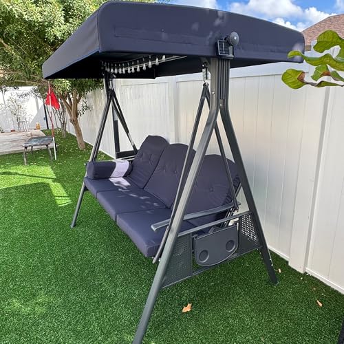 Outdoor Swing 3 (Navy / Porch Swing)