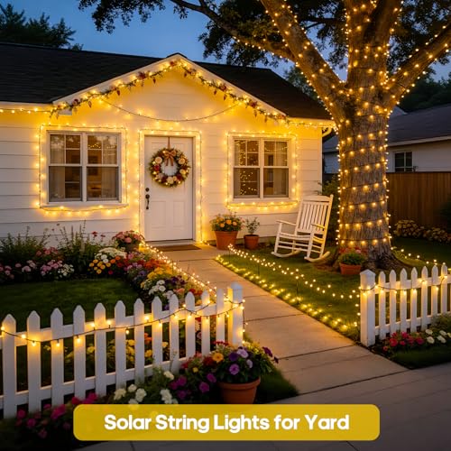600 LED Solar Christmas Lights (Warm White / 600LED*1)