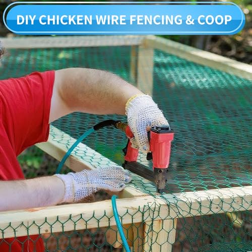 48'' x 50' Green Chicken Wire Fencing (Green 48'' x 50')