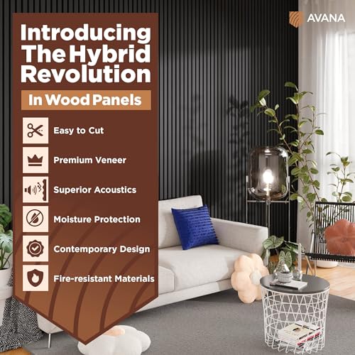 Acoustic Wood Wall Panels (16.52 Sq Ft)