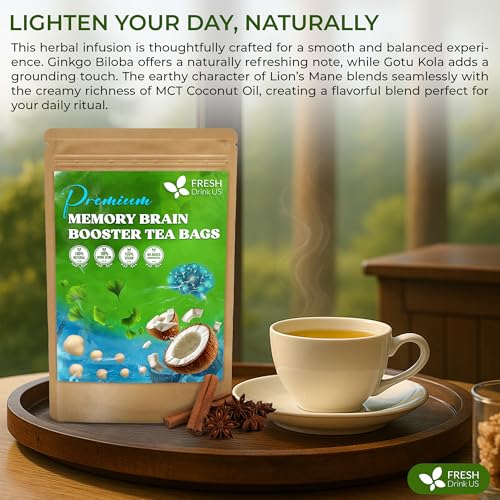 Memory Brain Booster Tea Bags (75 Tea Bags)