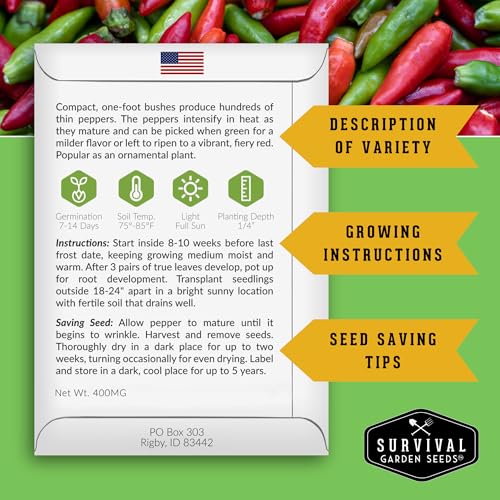 Thai Chili Pepper Seeds for Planting