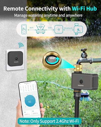WiFi Water Timer Brass Inlet (1 Zone-WiFi-Brass)
