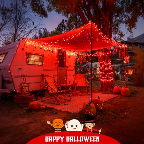 600 LED Solar Halloween Lights (Red / 600LED*1)