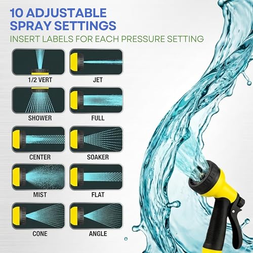 XpandaHose 50ft Expandable Garden Hose (50ft / Black)