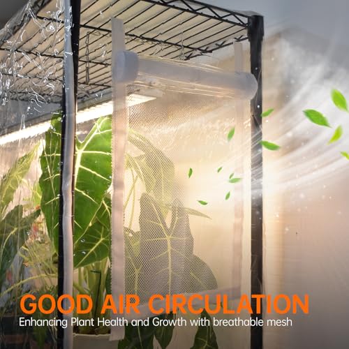 6 Tier Indoor Greenhouse with Grow Light