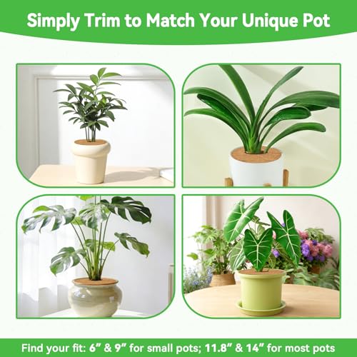 6 Inch Coconut Fiber Tree Ring Mulch Mat (10 Count)