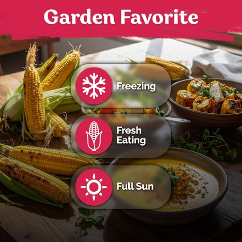 105 Golden Bantam Sweet Corn Heirloom Vegetable Seeds