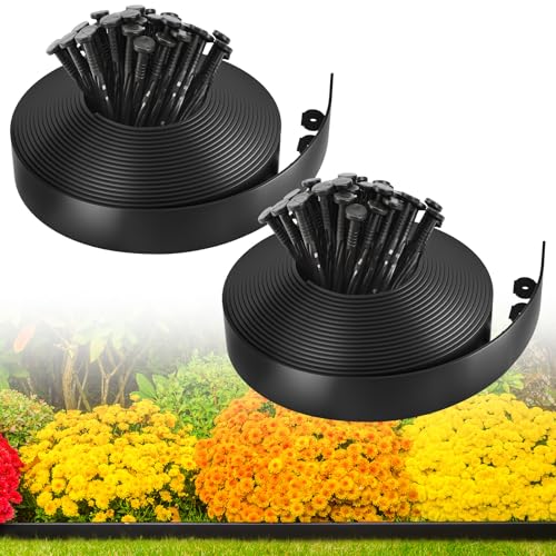 Garden Edging Border (black / 2 Inch x 100FT)