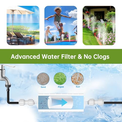 100FT Misting Cooling System for Patio & Garden