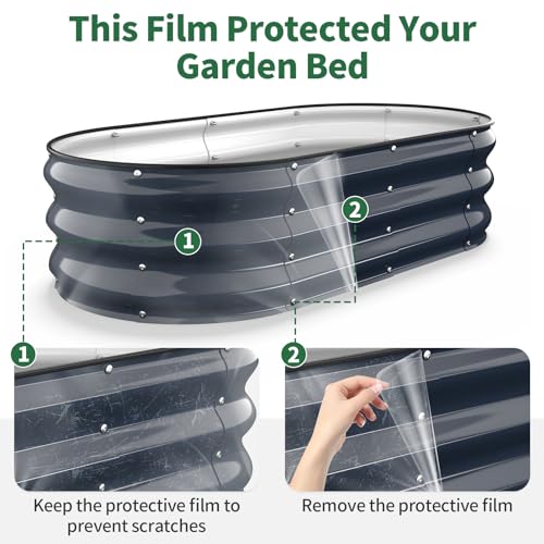 Raised Garden Bed (Midnight Blue / 4x2x1FT)