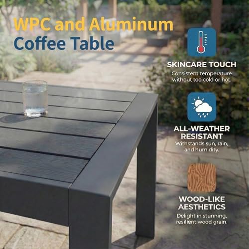 Aluminum Patio Furniture Set for All Weather