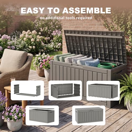 110 Gallon Deck Box (Grey / 110 Gallon)