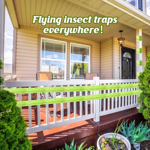 50 Rolls Spotted Lantern Fly Tree Tape Trap 30ft (Green)