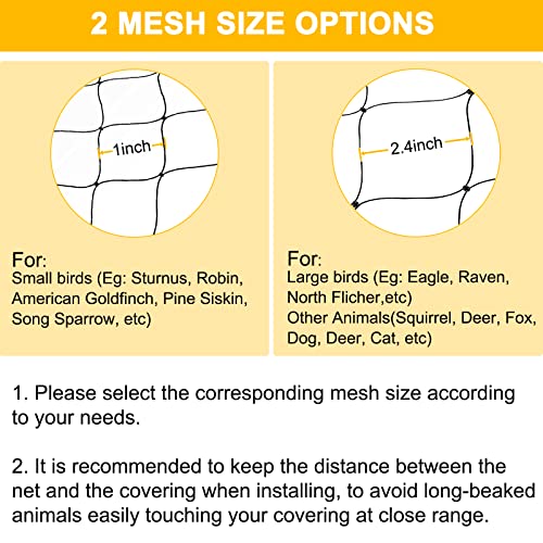 Bird Netting for Chicken Coop (1250 Sq Ft)