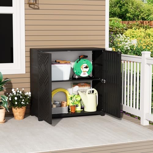 Storage Box Outdoor Caninet (Black1204-1)