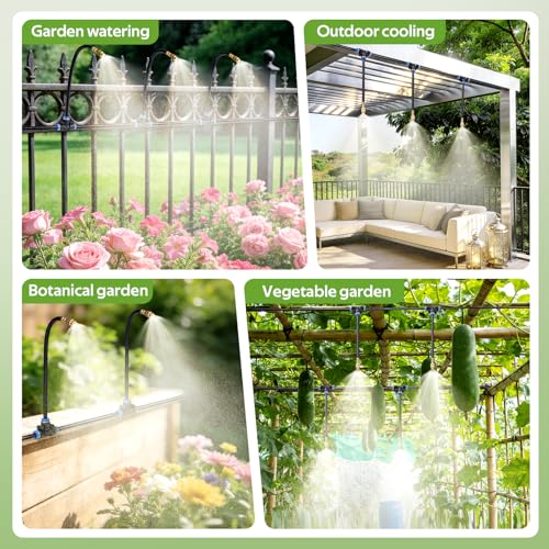 100FT Misting Irrigation Kit