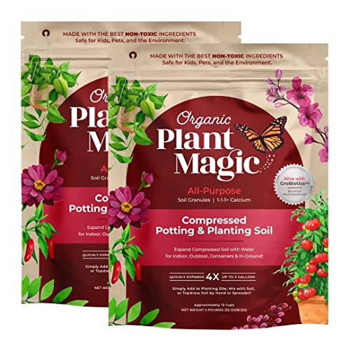 Compressed Organic Potting Soil