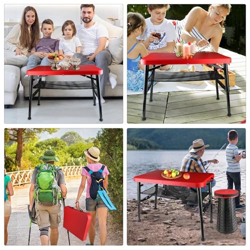 Small Folding Table (Red)