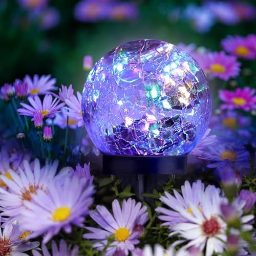 4 Pack 3.9" Solar Garden Lights Outdoor Waterproof (4 Pack / Multicolor)
