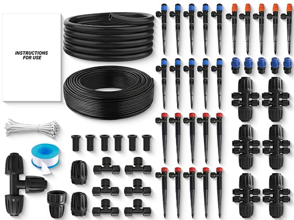 26FT Main Tube 1 (Drip 30 Nozzles+ 26FT Main&100FT 1/4'' tube)