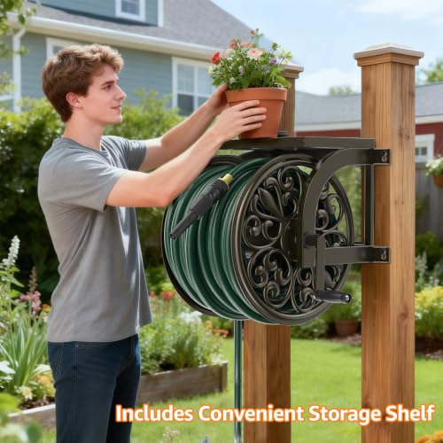 Wall Mount Garden Hose Reel