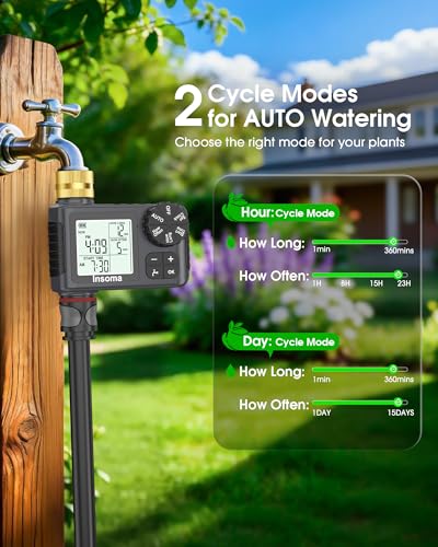 Water Timer for Garden Hose with 100% Metal Pipe