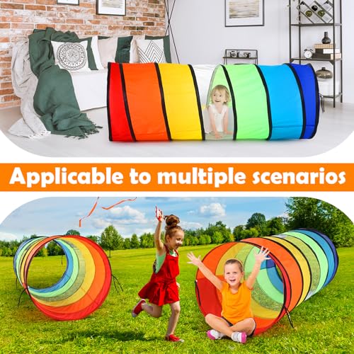 3 Pcs Giant 27.6 Inch Play Tunnel for Kids and Large Dogs
