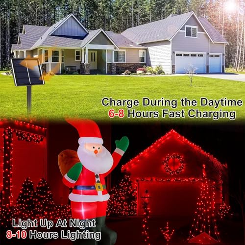 Solar Fairy Lights (Red / 2 Pack-400LED)