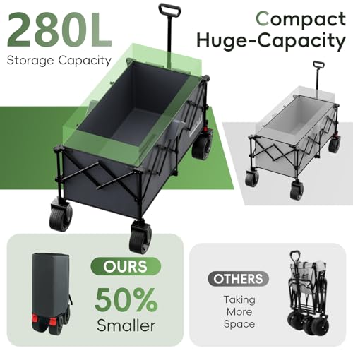 46" L Collapsible Foldable Extended Wagon