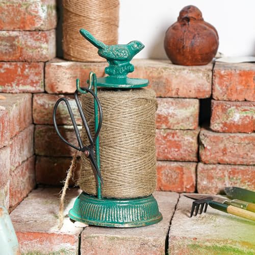 Cast Iron Bird Twine Holder Set