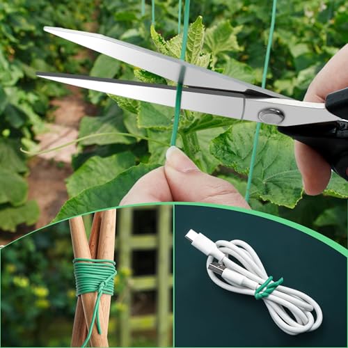 120 Feet Green Soft Twist Tie Tomato Plant Tie