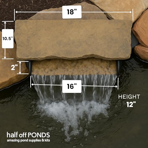 16 Inch Filtering Waterfall Spillway Kit (Includes Pump)