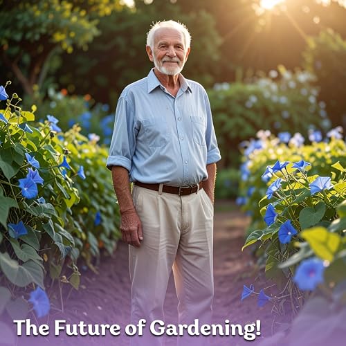 150 Heavenly Blue Morning Glory Heirloom Flower Seeds