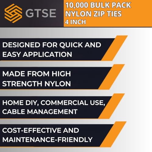 4 Inch Brown Zip Ties (Brown / 4" (18lb))