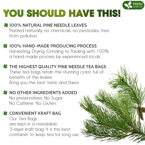 Pine Needle Tea (40 Tea Bags)