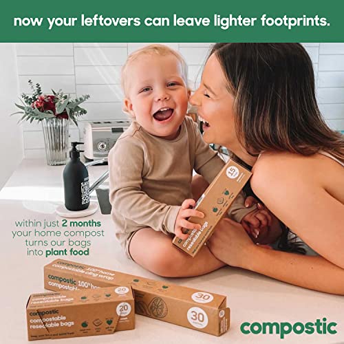 Compostable XL Sandwich Bags (100 Count)