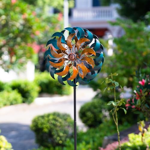 Garden Wind Spinners (Cyan-13")
