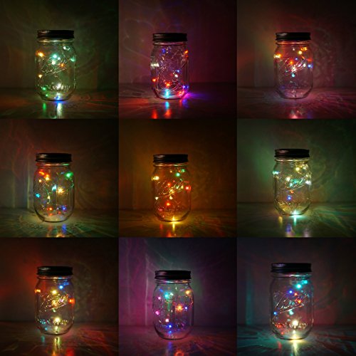 Solar Mason Jar Lid Lights (6 Count)