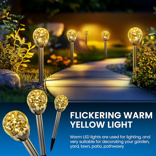 Solar Garden Lights Outdoor (6 Count)