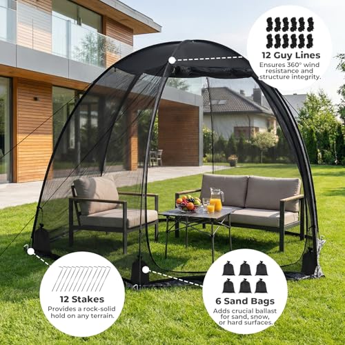 Pop Up Screen House Tent 10x10 FT (10 x 10 x 7 FT)