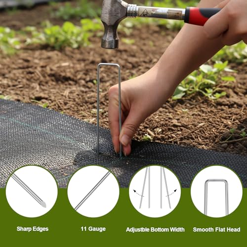 100 Pack Landscape Staples (6 Inch)