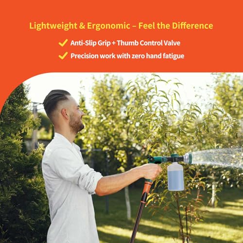 8 Dial Lawn & Garden Sprayer with Quick Connect (Lawn & Garden Feeder Pro (16 oz))